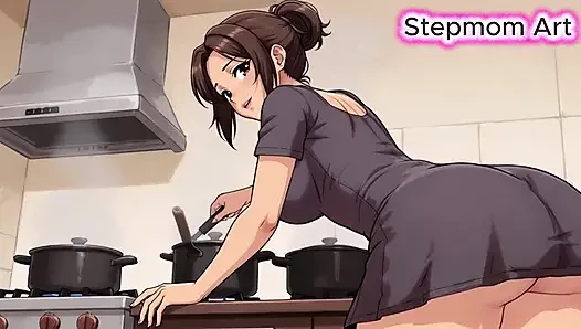 JOI Stepmom Sweet and Overflowing in Kitchen - Come with me 100% You'll cum - Dirty Talk