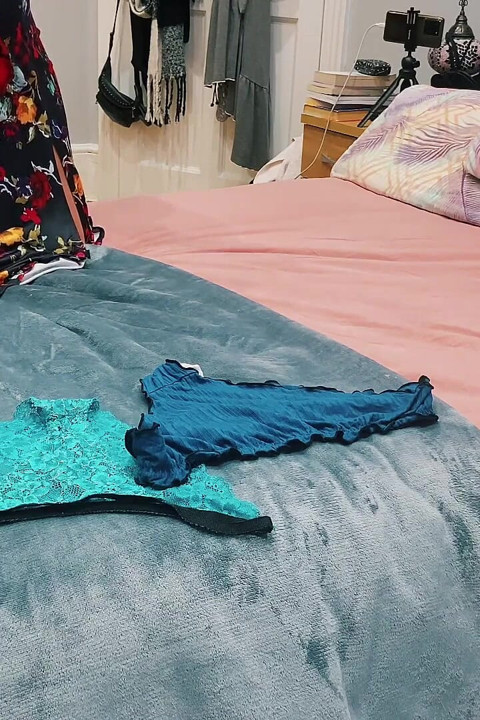 Sniffing Hot Spanish MILF Panties - Kinky Cougar Play