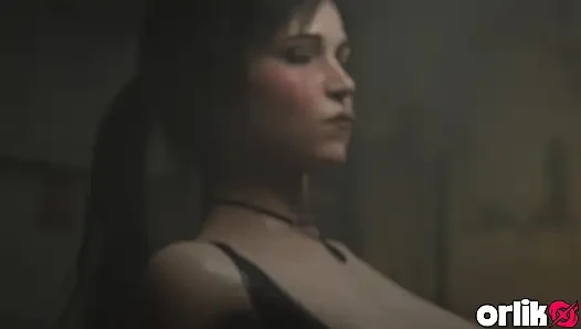 Lara croft 3d: büyük götlü yüksek topuklu ayakkabılarla sikişiyor - tomb raider animasyonu
