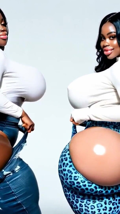 Ebony Bubble Butt Baddies Bounce And Shake Their Ass Until You Cum - Ai Generated | Clip 2