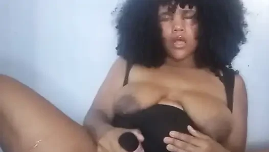 Playing with my vibrator and getting really wet
