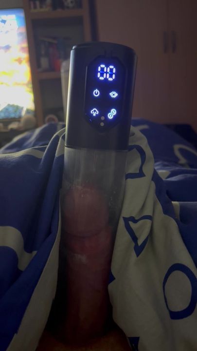 Torturing my big fat cock