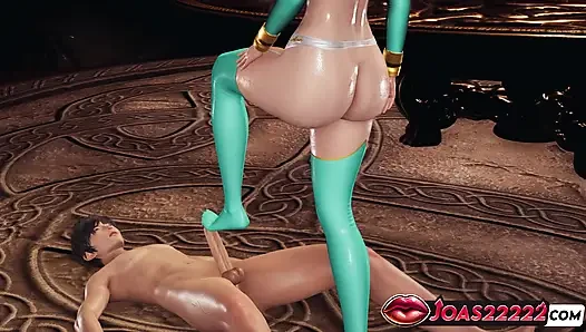 Putri hentai 3d ephildis: ngocok kontol besar, nyepong kontol sampai tenggorokan, stoking kaki dicrot