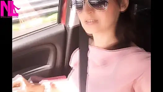 Dangling on the Passenger Seat in the Car