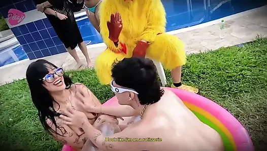 Pertarungan oli seks kedua, eleanor vs diego