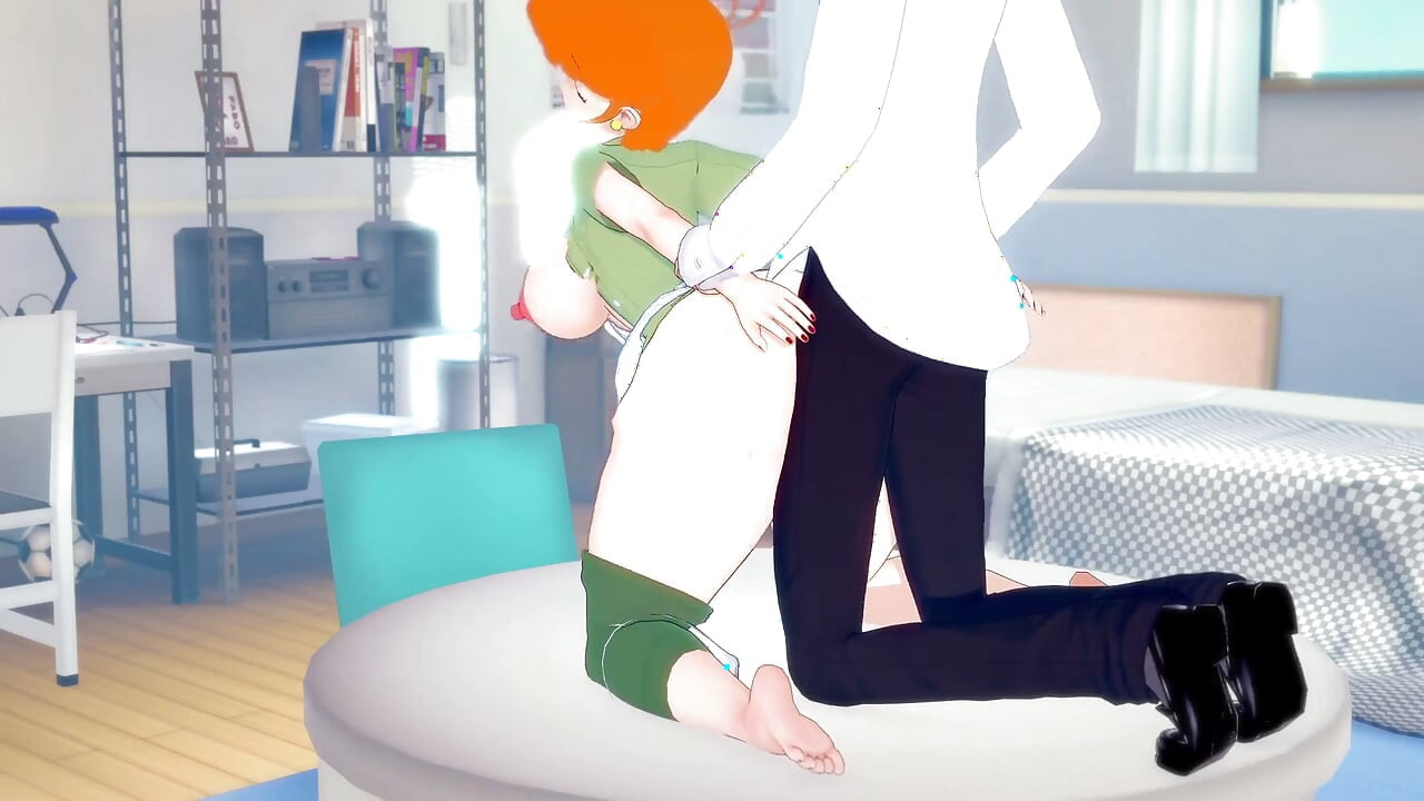 A mãe de Dexter está fazendo anal: o laboratório de Dexter Hentai