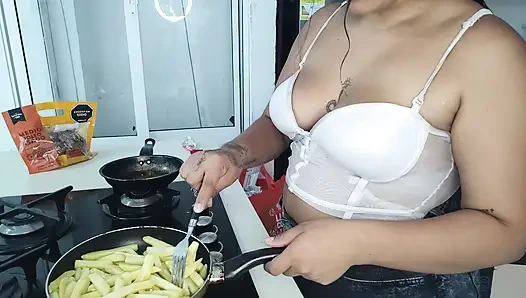 Готовка с камшотом-медведем