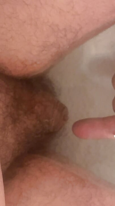 Ice bath shrinking my large flaccid dick into a fucking tiny penis