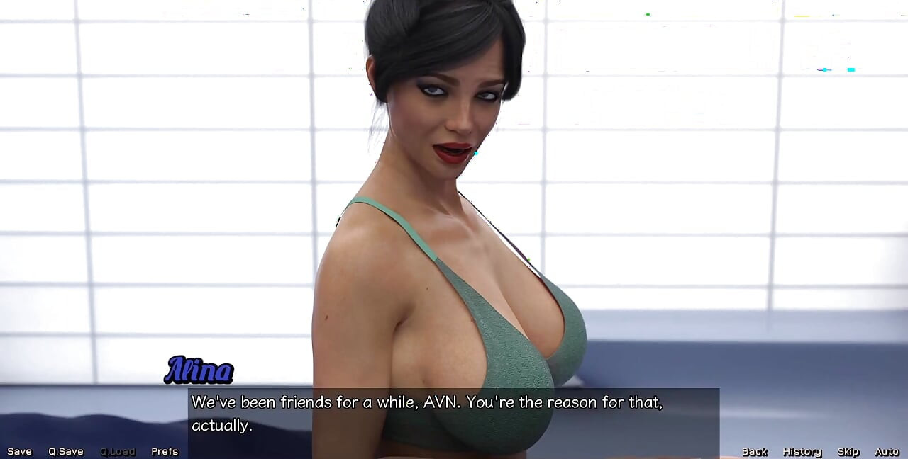 Stranded in Space - the Busty 38 Year Old MILF Lets Me See Her Beautiful Tits