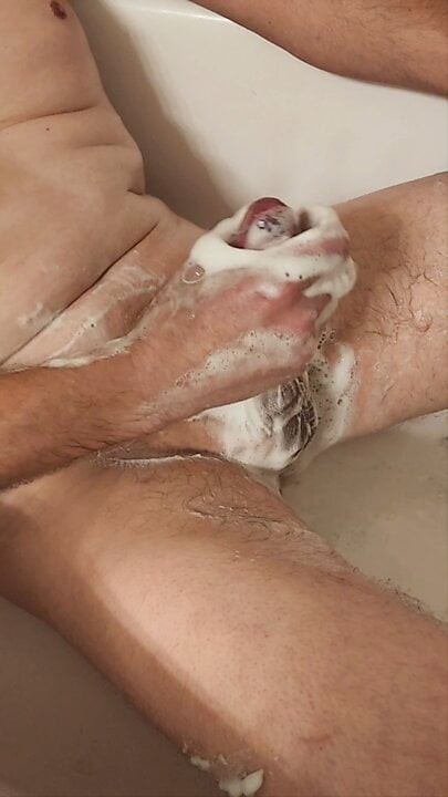 My dick erupts cum like a fountain