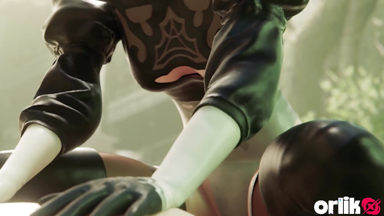 2b Big Ass Anal Cowgirl Fuck After Sloppy Blowjob - Nier Automata 3D Porn