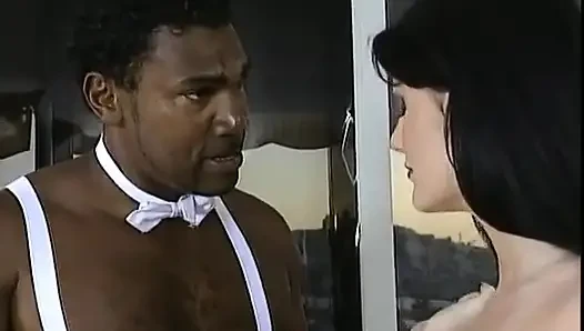 Black toy boy has some white sluts to please and to bang