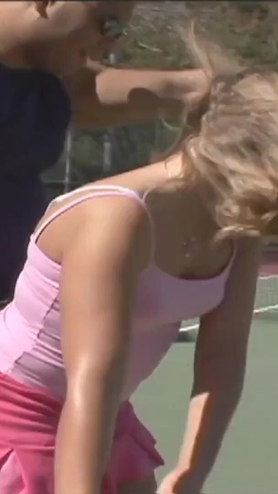 Sporty 18yo blonde Girl picked up at the tennis court | Clip 1