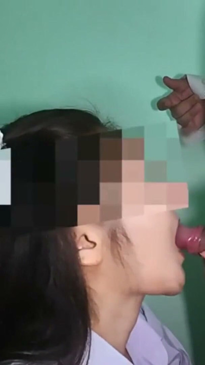 Thai high school student blowjob Cum in mouth | Clip 1