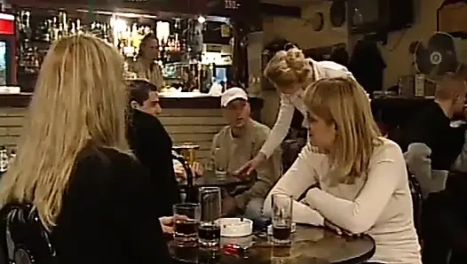 UNA TROIA PER AMICA scene 01 with two sluts fucked at the bar