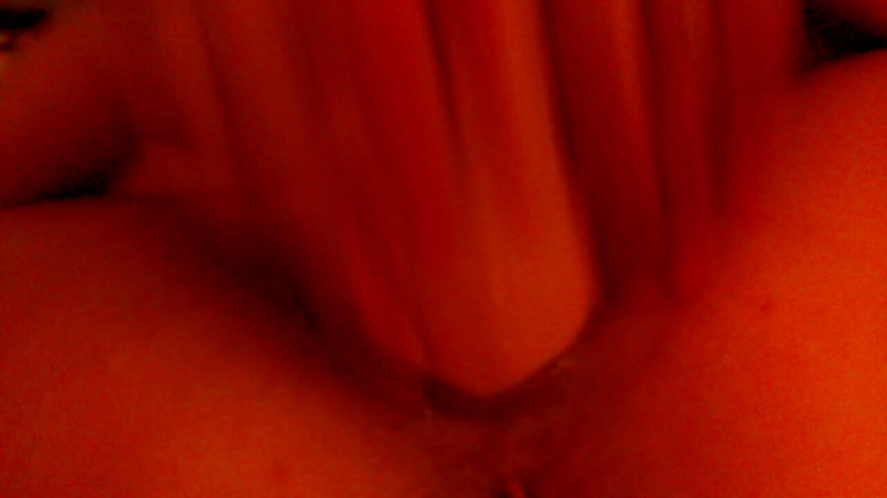 black dildo deep in my cunt making me squirt