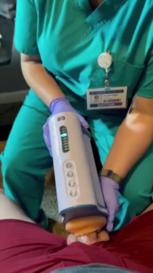 Sperm bank nurse recognized me and offered to help with machine | Clip 1
