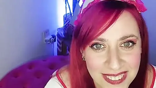 Peluit pendek meminta la enfermera gauchita untuk pendapat profesionalnya! JOI Sph Argentina