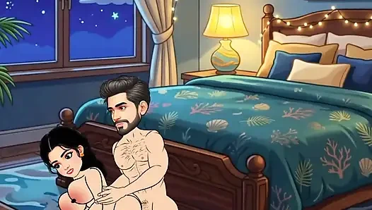 The story of Rupa Bhabhi and Gopal's bedroom sex story. Hindi Cartoon Story