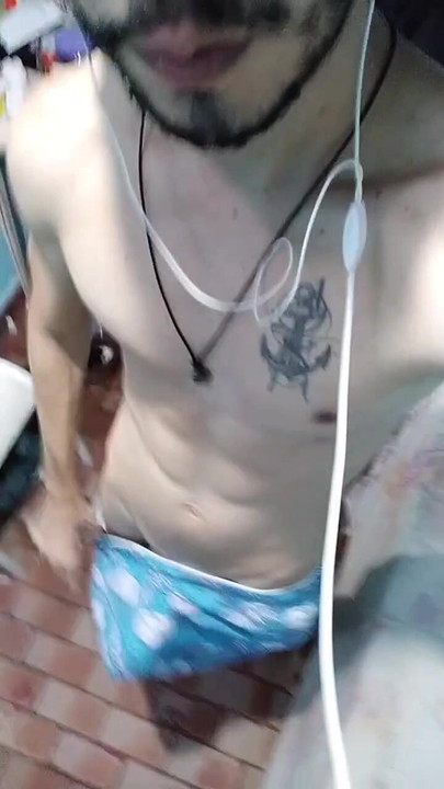 Showing my cock hard