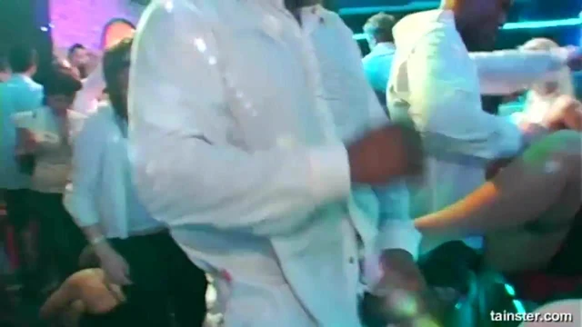 Superb brides fucking in public