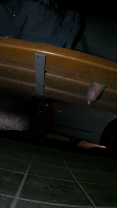 Eccentric twink caught 3 times fucking a bench, powerful orgasm | Clip 1