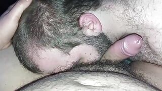 I love sucking my man's uncut cock!