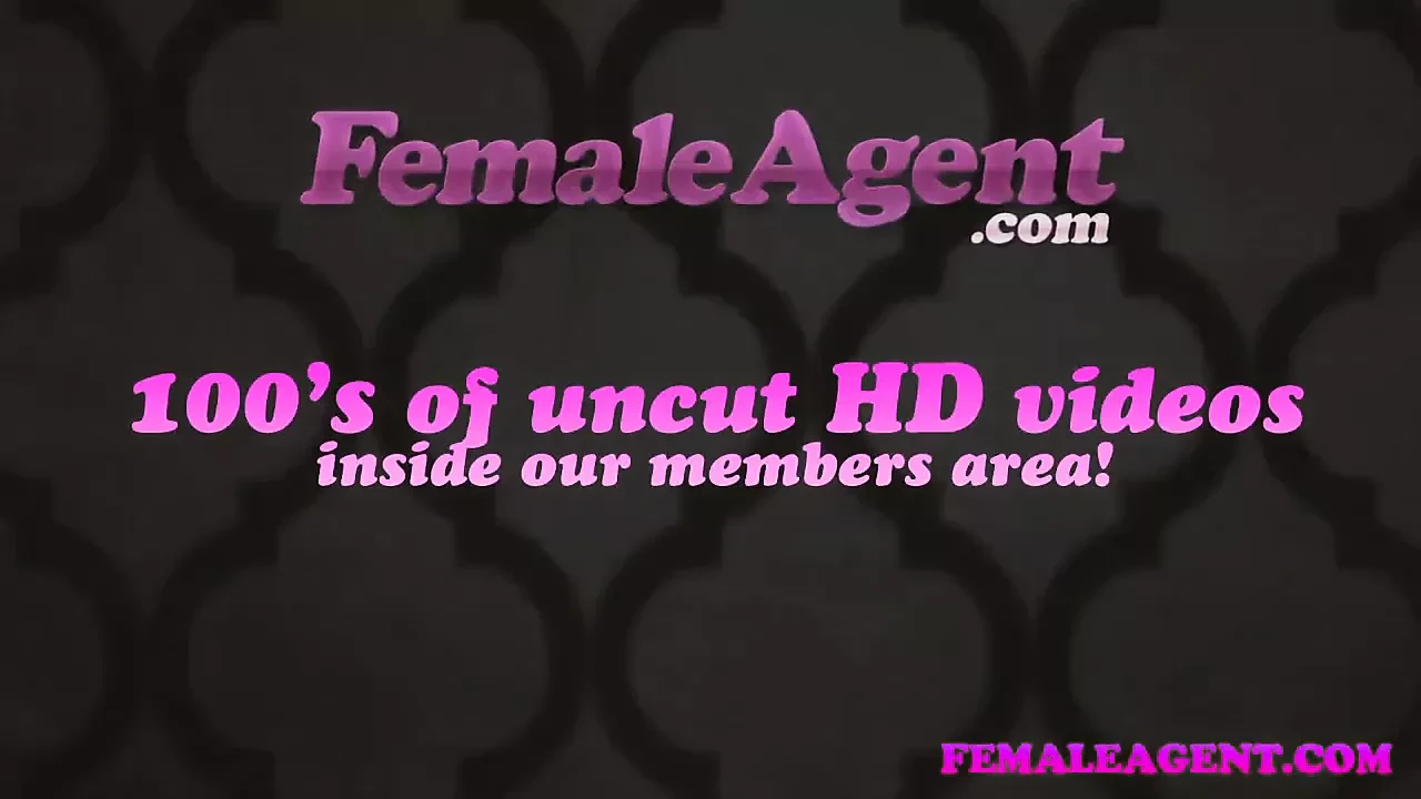 FemaleAgent Excited stud can not believe his luck