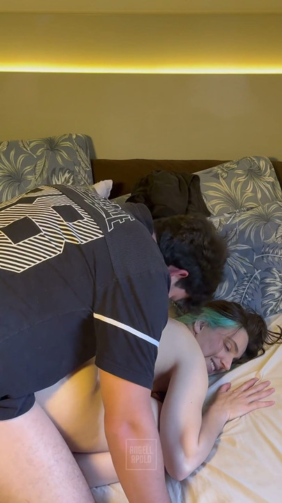 Real Amateur - Big Ass Wife Rolled Slowly on Me and I Couldn't Stand It, I Filled Her with Cum