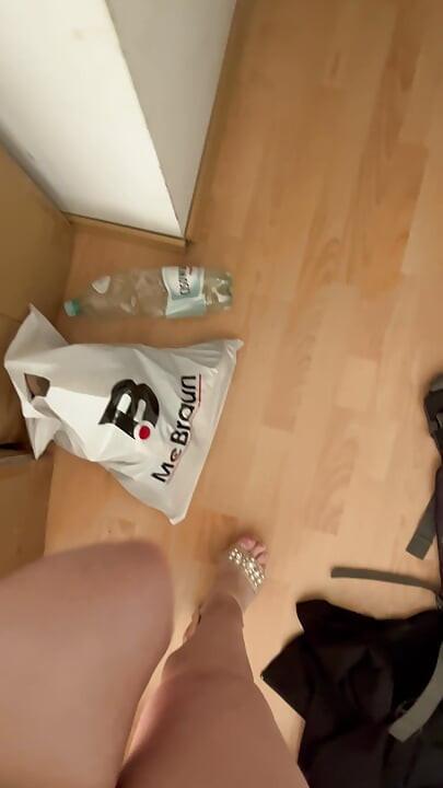 POV: Walking in Heels in the Apartment