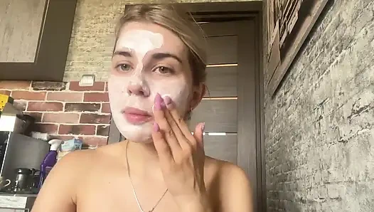 Heiße Spa-Masken-Behandlung