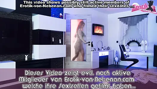 German tattoo amateur milf hooker sucks out the cock