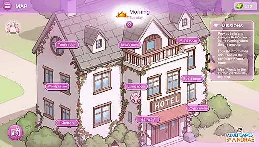 Sex Apartment 2: Grand Hotel Gameplay Part 2 – Spicy Encounters with Bella and Eva