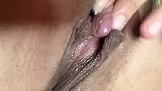 Love playing with my clit till I orgasm