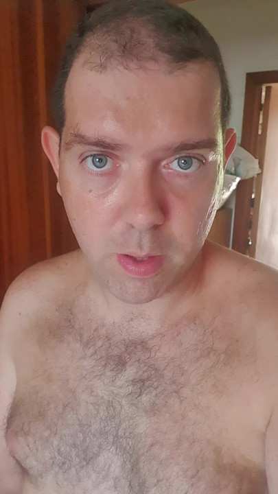 All naked at home