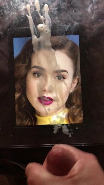 Lily Collins Face Painting Cum Tribute 1