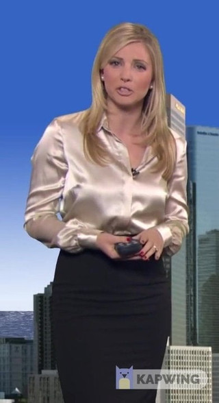 Satin weather girl evelyn