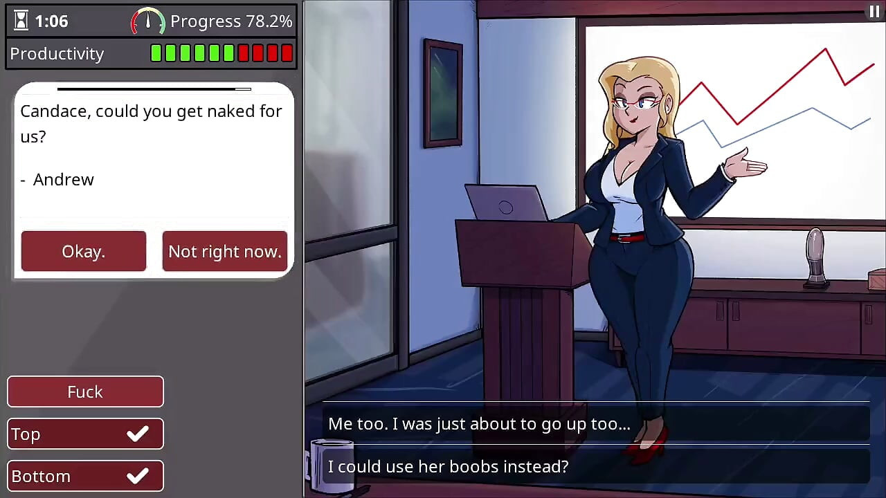 幾乎沒在工作：巨乳新員工 Candace 被整個辦公室輪幹