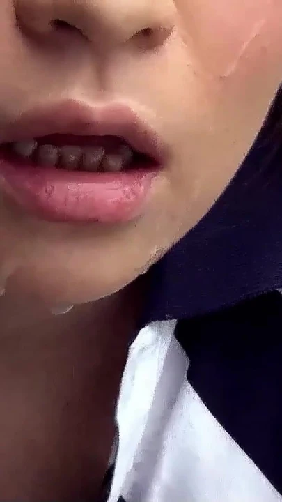 Jaw-dropping moment from "Massive Outdoor Facial Bukkake for Skinny Japanese Teens by many old Guys"