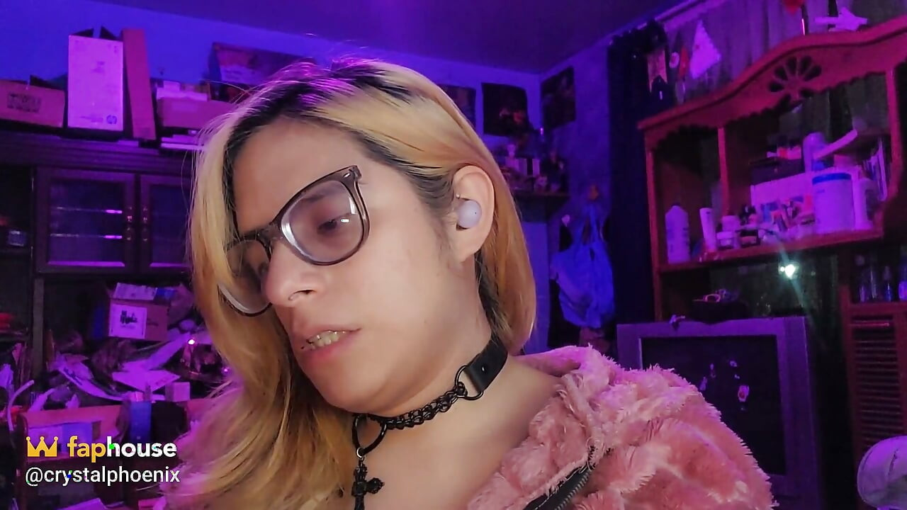 Sissy Wears a Sex Necklace at the Asmr Church