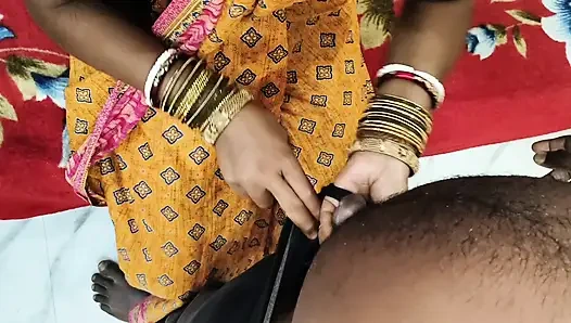 Индийская симпатичная пара трахается в первую ночь медового месяца на хинди