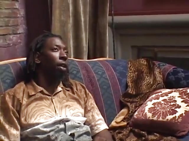 Two huge black cocks have their way with tight blonde