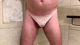 Peeing in stepdaughter’s thong