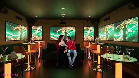 I masturbated a nightclub manager in the VIP room while my husband films