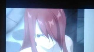 Erza scarlet (fairy tail) cum hyllning.