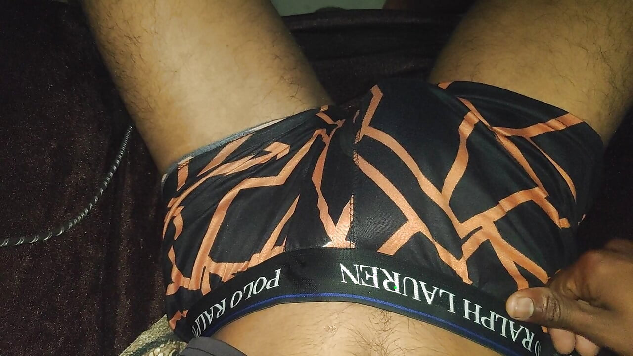 After Stroking my cock is resting