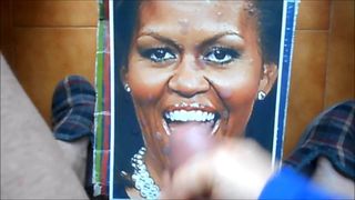 Трибьют спермы для первой леди Michelle Obama