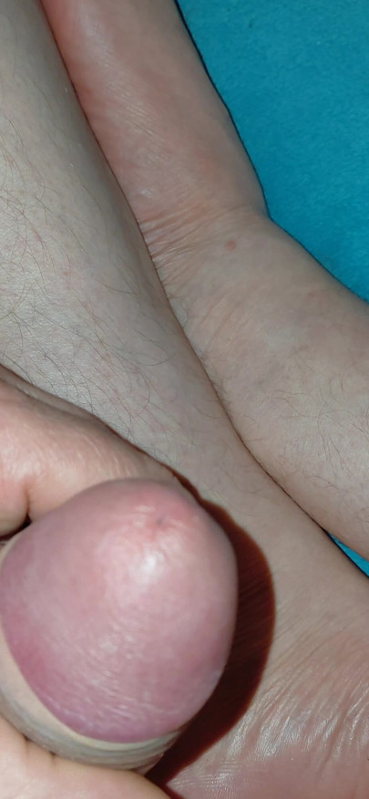 Washing feet with sperm