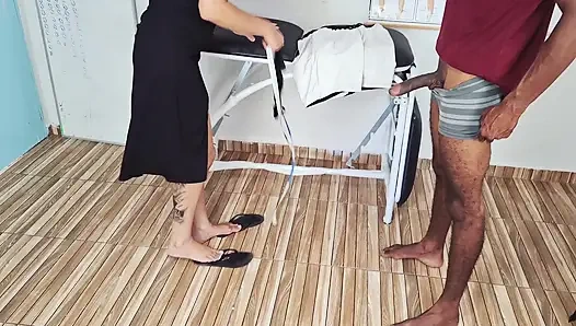 Seamstress Takes Measurements for Endowed Man's Pants and Ends up Getting Screwed!