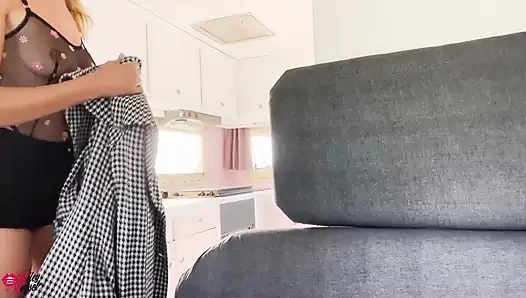 Horny Street Whore Fucked and Creampied by Stranger